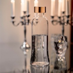 Garrafa de Vidro 1L - 100 Dourado