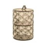 Set of 2 Stackable Containers Sand - Love
