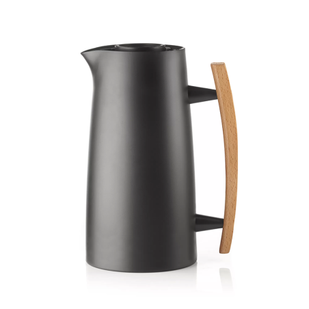 Vacuum Flask 1Lt Black - Riviera 63