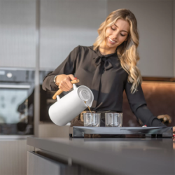 Vacuum Flask 1Lt White - Riviera 63