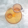 Round Serving Tray Amber - Dolcevita