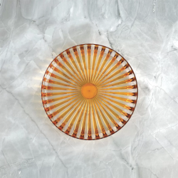 Round Serving Tray Amber - Dolcevita