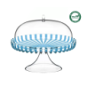 Cake Stand with Dome Turquoise - Dolcevita