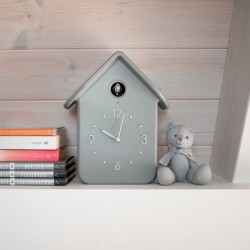 QQ Cuckoo Clock with Pendulum Grey - HOME