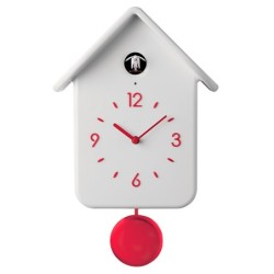 QQ Cuckoo Clock with Pendulum White - HOME