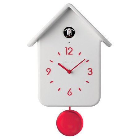 QQ Cuckoo Clock with Pendulum White - HOME