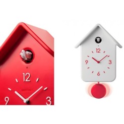 QQ Cuckoo Clock with Pendulum White - HOME