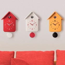 Reloj de Cuco QQ con Péndulo Ocre - HOME
