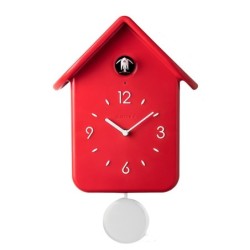QQ Cuckoo Clock with Pendulum Red - HOME
