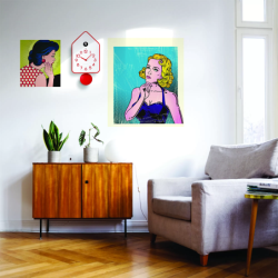 QQ Cuckoo Clock with Pendulum Red - HOME