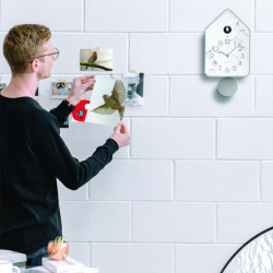 QQ Cuckoo Clock with Pendulum Marble - HOME