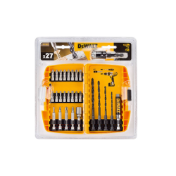DeWalt  Small Tough Case with 27 Pieces for Drilling and Screwing