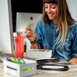 Lunch Box with Case 900ml White - Store&Go