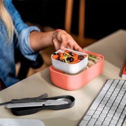 Lunch Box with Case 900ml Red - Store&Go