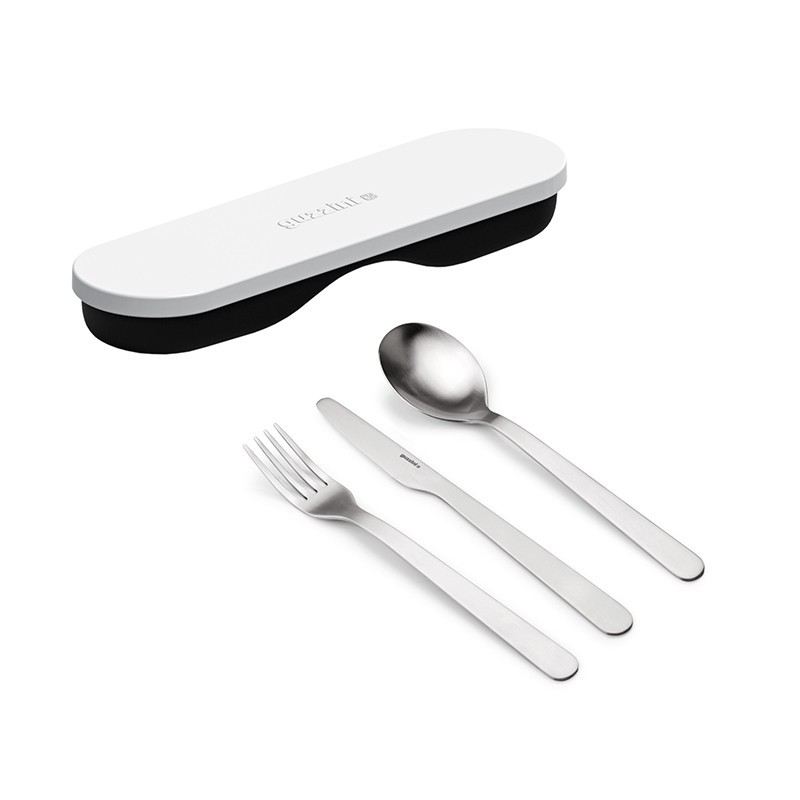 Talheres de Viagem com Caixa Branco - Store&Go
