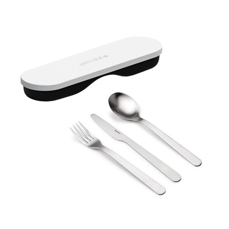 Talheres de Viagem com Caixa Branco - Store&Go