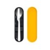 Travel Cutlery with Case Ochre - Store&Go