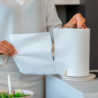 SUPORTE PARA ROLO DE COZINHA BRANCO