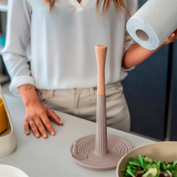Universal Kitchen Roll Holder Taupe - Roll&Tear