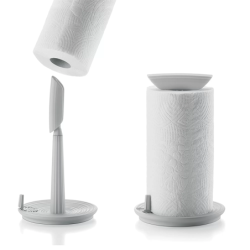 Universal Kitchen Roll Holder Grey - Stop&Tear