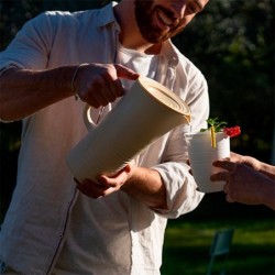 Pitcher with Lid White - Tierra
