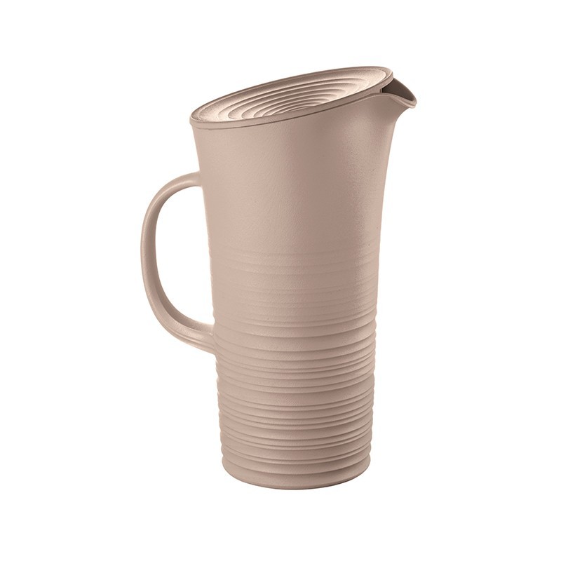 Jarro com Tampa Taupe - Tierra Jarro com Tampa Taupe - Tierra