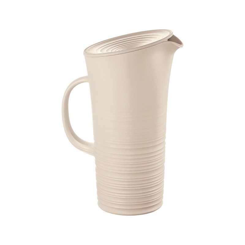 Pitcher with Lid Clay - Tierra
