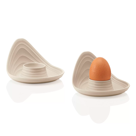 Set of 2 Egg Cups Clay - Tierra