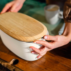 Container for Bread and Confectionery Taupe - Tierra