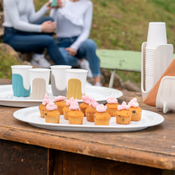 M Tray Milk White - Tierra