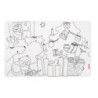Set of Reusable Mats with 4 Felt-Tip Pens Christmas - Bimbi