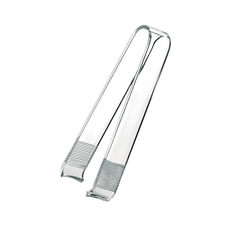 Ice Tongs Clear 16cm - Happy Hour Ice Tongs Clear 16cm - Happy Hour