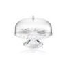 Cake Stand with Dome M - Aqua