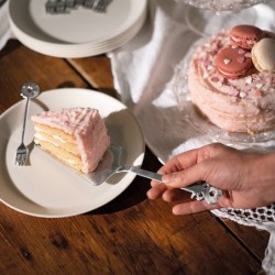 Set of 6 Dessert Forks - Love