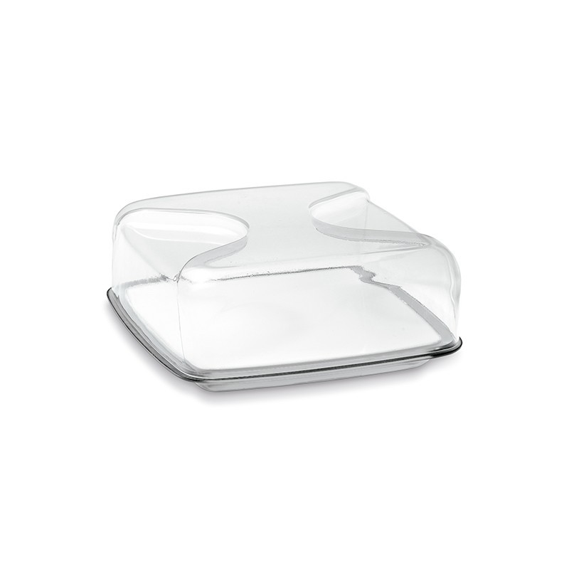 Square Cheese Dish Grey - Gocce Square Cheese Dish Grey - Gocce