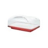 Rectangular Cheese Dish Red - Gocce