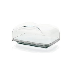 Rectangular Cheese Dish Grey - Gocce