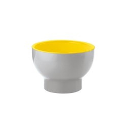 Taça Bicolor S Amarelo/Cinza - Vintage Plus