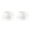 Set of 2 Breakfast Cups Clear - Gocce