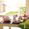 Set of 2 Breakfast Cups Red - Gocce