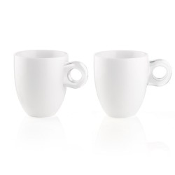 Set of 2 Mugs Clear - Gocce