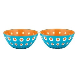 Juego de 2 Cuencos 12cm Azul/Blanco/Naranja - Le Murrine