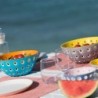 Set of 2 Bowls 12cm Blue/White/Orange - Le Murrine