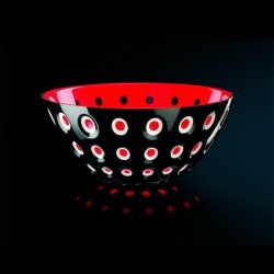 Set of 2 Bowls 12cm Black/White/Red - Le Murrine