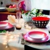 Set of 2 Bowls 12cm Black/White/Red - Le Murrine