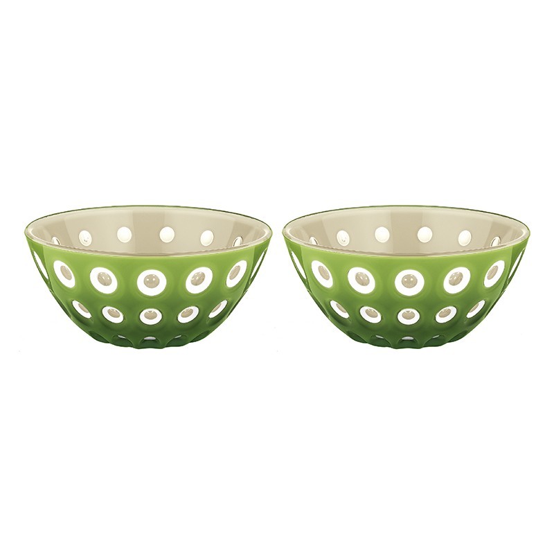 Juego de 2 Cuencos 12cm Arena/Blanco/Verde - Le Murrine