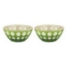 Juego de 2 Cuencos 12cm Arena/Blanco/Verde - Le Murrine