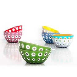 Juego de 2 Cuencos 12cm Arena/Blanco/Verde - Le Murrine