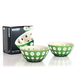 Juego de 2 Cuencos 12cm Arena/Blanco/Verde - Le Murrine
