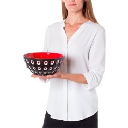 Bowl Ø20cm Black/White/Red - Le Murrine